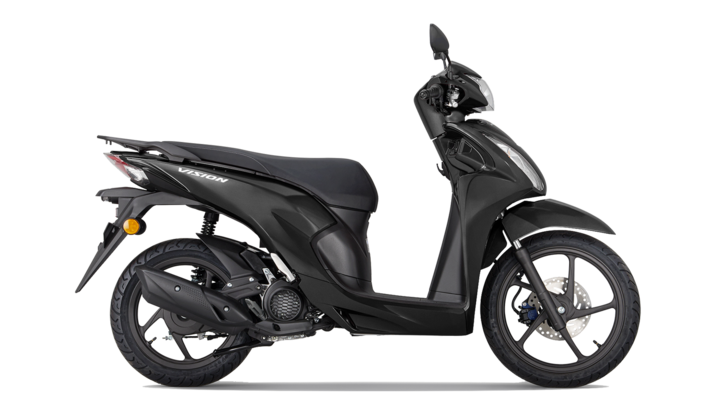 vision110 matte galaxy black metallic